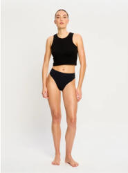 Modibodi Менструални танга Modibodi Modicomfort Seamless Hi Waist Thong Light Black Modibodi | Cheren | ЖЕНИ | L