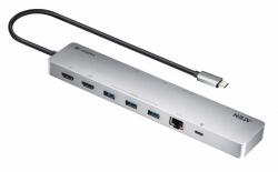 ATEN Docking station ATEN UH3240-AT, USB tip-C, 100W, argintiu, 2 ani garantie (UH3240-AT) - powerup