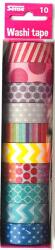 Sense Декоративно тиксо Sense - Washi Tape, 10 броя, асортимент (28056)