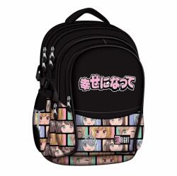ST.RIGHT Ghiozdan scolar, 4 compartimente, Colour Anime, ST Right BP01 (MJ265937)
