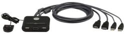 ATEN Switch KVM ATEN CS22HF. Tastatura de tip port: USB (CS22HF-AT)