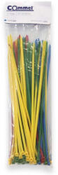 Commel Kábelkötegelő 300x4, 8mm, színmix, 100db