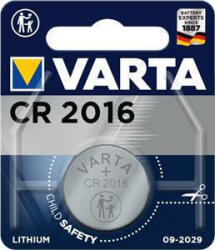 VARTA Elem, CR2016, Varta 6016 gombelem Li-ion