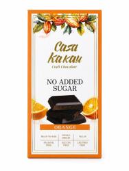 CASA KAKAU Черен шоколад с портокал без захар 70г