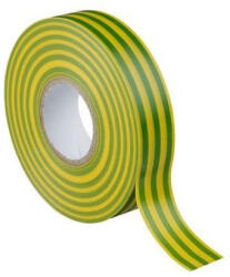 TRACON Szigetelőszalag 20m×19mm zöld/sárga