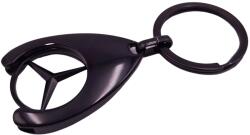  Breloc de chei DEPOX, Mercedes, 7.5 cm, metal, negru (817564 - 1257)