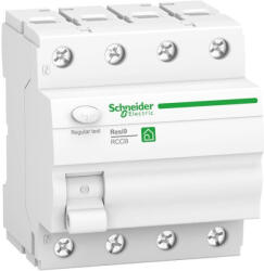 Schneider Electric RESI9 áram-védőkapcsoló, A osztály, 4P, 25A, 30mA