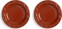 &K Amsterdam Farfurii de desert Mochi 17, 5 cm, teracotă, 2 buc (2191-05)