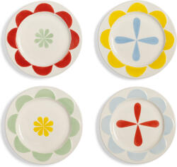 &K Amsterdam Farfurii de desert Folk 17, 5 cm, 4 buc (2190-04)