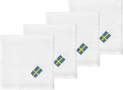 Södahl Șervețele din material textil Festlig albi 4 buc (35452)