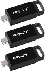 PNY Elite 128GB USB 3.2 3-Pack P-FD128X3ELC-GE Memory stick
