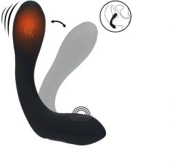 LEVELZ Stimulator Prostata Bendable, 10 Moduri Vibratii, 10 Moduri Pulsatii, Functie de Incalzire, Silicon, USB, Negru