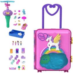 Mattel Set de joaca Polly Pocket - Valiza unicorn Figurina