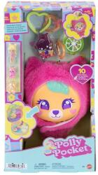 Mattel Gentuta Polly Pocket - Ursulet roz, cu accesorii Figurina