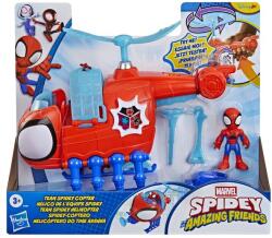 Marvel Set de joaca Spidey and his Amazing Friends, Elicopter Figurina