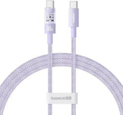 Baseus Cablu de date Baseus Gem, Fast Charging, USB Type-C la USB Type-C 100W, 1m, Mov