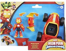 Marvel Set de joaca 2 in 1 Iron Man and his Amazing Friends - Iron Man Figurina