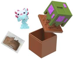 Mattel Figurina Minecraft Mini Mode - Explorare miniera, Axolotl Figurina
