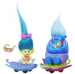 Hasbro Interactive Set figurine Hasbro Trolls pe skateboard Figurina