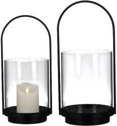  „Lantern üveg gyertyatartó - 45 cm (84087)