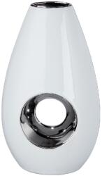  Modern váza króm részlettel - 24, 5 cm (47280)