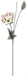  Elegáns krém-zöld műrózsa - 95cm (54015 / B)