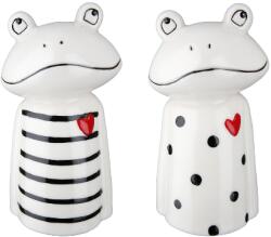  „Pünktchen porcelán békák - 16, 5cm (32726)