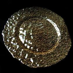  Terra kínáló tányér arany - 20 cm (1Y33238-M)