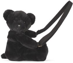 Doudou et Compagnie Ursulet din plus - geanta crossbody adorabila, 30 cm, Negru (DC4377)