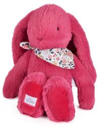 Doudou Iepuras Doudou® - jucarie de plus, 35 cm, fucsia (DC4594)
