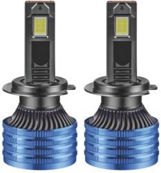 Techstar Set 2 LED-uri Auto Techstar® P41, H7, 100w, 16000 Lumeni, 6500K, AUTO, 12-24 Volti, CSP, Canbus, Miez Cupru, Radiator Aluminiu (SKU2466)
