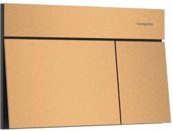 Hansgrohe iFrame Element E nyomólap, dual mennyiség, szálcsiszolt bronz 66003140 (66003140) - szerelvenybolt