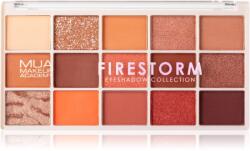 MUA Make Up Academy Eyeshadow Collection 15 Shade Palette палитра сенки за очи цвят Firestorm 12 гр