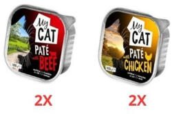MyCat alutasak box csirke-marha 4x100g