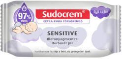 Sudocrem törlőkendő 55 lap Sensitive (5999539488586)