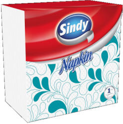 Sindy szalvéta 1 rétegű 45 db motívumos (türkiz) 33x33cm (5998648705300)