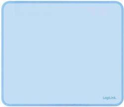 LogiLink Egérpad, 22x25 cm, ultrasima felület, cseppálló, csúszásgátló talp, kék (4052792081589)