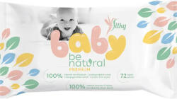 Silky baba törlőkendő Baby Be Natural Premium 72 db (5996275232992)