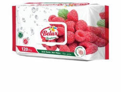Belux nedves törlőkendő málna (RASPBERRY) 120 db flip top (8692730508028)