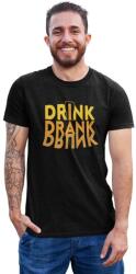 D&B Férfi/Unisex Póló ST00030 Drunk Fekete-Méret S (ST00030DrunkFeketeS)