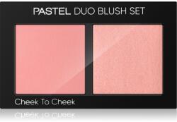 Pastel Profashion Duo Blush Set Cheek To Cheek arcpirosító paletta árnyalat 10 Hot Pink 2x4.3 g