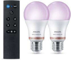 Philips Smart Led WFB 60 W A60 E27 RGB 2PK + Remote