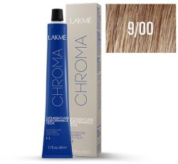 LAKMÉ COSMETICS Vopsea permanenta fara amoniac 9/00 blond natural foarte deschis Chroma 60ml (8429421191005)