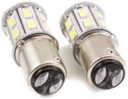 Carguard CLD028 LED segéd izzó P21/5W, BA15D, 12V, 500lm, 20x5730SMD, fehér, 2 darabos Off Road, 2 db/csomag, gépjárművek külső világításához (CLD028)