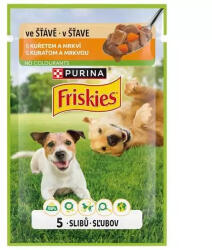 Friskies felnőtt eledel csirkével és sárgarépával, lében 85g
