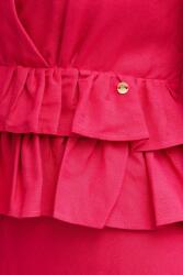 Pedro del Hierro рокля с пеплум с лен (3813570) - answear - 293,18 лв
