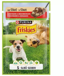 Friskies tasak 85g felnőtt marhahússal és burgonyával, lében 85g