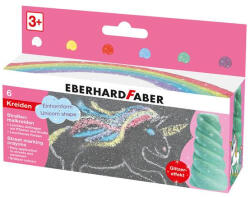 Eberhard Faber Aszfaltkréta, unikornis szarv formájú, EBERHARD FABER, 6 csillámos szín (TFCE526560) - tutitinta
