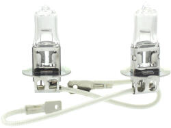 Carguard BHA012 H3 halogén izzó, 12V, 55W, +50%, Long Life, 2 darabos, 2 db/csomag, gépjárművek fényszórójának cserélhető fényforrásaként (BHA012)