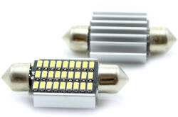 Carguard CAN117 Szofita LED utastér és rendszámtábla világításhoz 6mm, 12V, 2, 5W, 6000K, 189lm, CAN-Bus, 27 LED, 2 darabos Off Road, 2 db/csomag (CAN117)